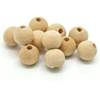 ROSENICE Redonda bola madera espaciador perlas joyas bricolaje resultados encantos 16 mm 200pcs